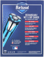 Load image into Gallery viewer, Barbasol Rechargeable Electric Rotary Shaver