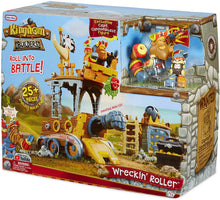 Load image into Gallery viewer, Little Tikes Kingdom Builders - Wreckin Roller Featuring Bashers Leader Captain Cannonblast with 25+ Roller Pieces Including Dropping Balcony, Shooting Iron Fist, Cannon, and Many More | Kids Ages 3+