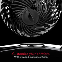 Load image into Gallery viewer, Vornado Pivot3 Compact Air Circulator Fan with Pivoting Axis, 3 Speed Settings, Removable Grill for Cleaning