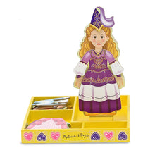 Load image into Gallery viewer, Melissa &amp; Doug Deluxe Princess Elise Magnetic Wooden Dress-Up Set (24 pcs, Great Gift for Girls and Boys - Best for 3, 4, 5, and 6 Year Olds)