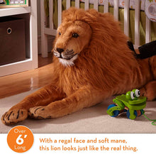Load image into Gallery viewer, Melissa &amp; Doug Large Stuffed Lion