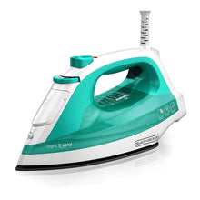 Load image into Gallery viewer, BLACK+DECKER Light &#39;N Easy Compact Steam Iron, Turquoise, IR1010