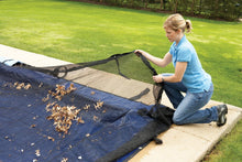 Load image into Gallery viewer, Dirt Defender Rectangular In Ground Leaf Net Pool Cover
