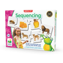 Load image into Gallery viewer, The Learning Journey: Match It! - Sequencing - A What Comes Next Self-Correcting Puzzle to Teach Sequence