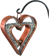 Load image into Gallery viewer, Good Directions Copper Star Fly-Thru Bird Feeder Seed Capacity