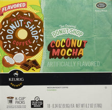 Load image into Gallery viewer, Keurig Donut Shop Coconut Mocha 18 K CUP PACKS,0.34oz