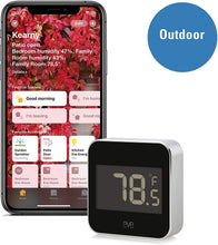 Load image into Gallery viewer, Eve Degree - Connected Weather Station for tracking temperature, humidity &amp; air pressure; IPX3 water resistance, display, no bridge necessary, Bluetooth Low Energy (Apple HomeKit)