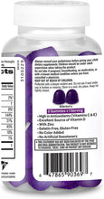 Load image into Gallery viewer, Elderberry 300mg (per serving) + Vitamin C &amp; Zinc - Airborne Gummies (60 Count in a Bottle), Gluten-Free Immune Support Supplement With Vitamins C, D &amp; E, No Artificial Sweeteners &amp; No Color Added