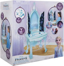 Load image into Gallery viewer, Disney Frozen 2 Elsa&#39;s Enchanted Ice Vanity, Includes Lights, Iconic Story Moments &amp; Plays &quot;Vuelie&quot; and &quot;Into the Unknown&quot; For Ages 3+