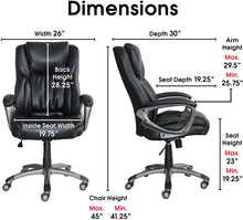 Load image into Gallery viewer, Serta Works Executive Office Chair, Bonded Leather
