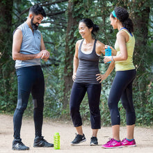 Load image into Gallery viewer, Aquasana Rainbow Silicone Sleeves with Matching Lids, fits Aquasana Brand 18oz Glass Water Bottles, 6-pack