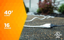 Load image into Gallery viewer, Woods 8-Foot Outdoor Extension Cord with Power Block
