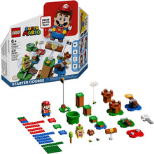 Load image into Gallery viewer, LEGO Super Mario Adventures with Mario Starter Course 71360 Building Kit, Interactive Set Featuring Mario, Bowser Jr. and Goomba Figures, New 2020 (231 Pieces)