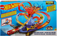 Load image into Gallery viewer, Hot Wheels FTD61 City Volcano Escape Connectable Play Set with Diecast and Mini Toy Car