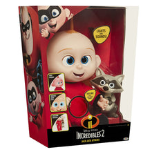 Load image into Gallery viewer, The Incredibles 2 Jack-Jack Plush-Figure Features Lights &amp; Sounds and Comes with Raccoon Toy