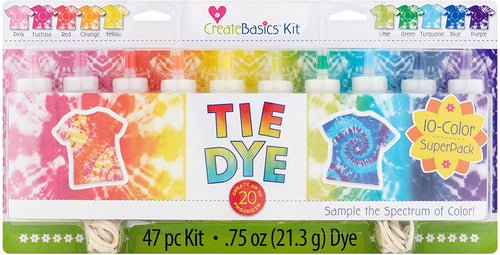 Create Basics Tie Dye Kit, 47 Piece