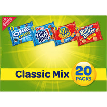 Load image into Gallery viewer, Nabisco Classic Mix Variety Pack, OREO Mini, CHIPS AHOY! Mini, Nutter Butter Bites, RITZ Bits Cheese, 20 - 1 oz Snack Packs