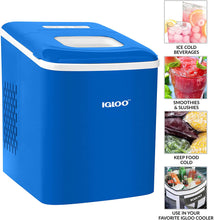 Load image into Gallery viewer, Igloo Automatic Self-Cleaning Portable Electric Countertop Ice Maker Machine