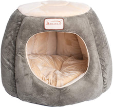 Load image into Gallery viewer, Armarkat Cat Bed, Laurel Green and Beige