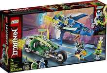 Load image into Gallery viewer, LEGO NINJAGO Jay and Lloyd’s Velocity Racers 71709 Building Kit for Kids and Hot Toys, New 2020 (322 Pieces)