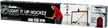 Load image into Gallery viewer, Franklin Sports Mini Hockey Goal Set - NHL Light Up Knee Hockey Goal and Stick Set with Hockey Ball - Perfect for Indoor Floor Hockey and Knee Hockey