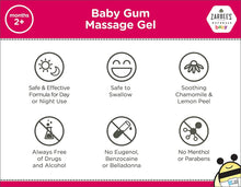 Load image into Gallery viewer, Zarbee's Naturals Baby Gum Massage Gel, 0.53 Ounce, Safe &amp; Effective for Babies of Teething Age