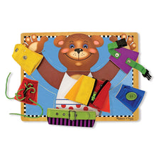 Load image into Gallery viewer, Melissa &amp; Doug Basic Skills Board (Developmental Toys, 6 Removable Pieces &amp; Puzzle Board, Practice Fine Motor Skills, Great Gift for Girls and Boys - Best for 3, 4, and 5 Year Olds)