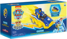 Load image into Gallery viewer, Paw Patrol, Mighty Pups Charged Up Chase Transforming Deluxe Vehicle with Lights and Sounds