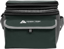 Load image into Gallery viewer, Ozark Trail 6 Can Cooler with Expandable Top - Green