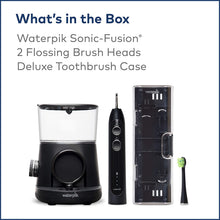 Load image into Gallery viewer, Waterpik Sonic-Fusion Flossing Toothbrush, Black