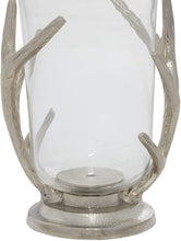 Load image into Gallery viewer, Benzara Antique Colonial Elegant Aluminum Glass Hurricane