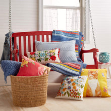 Load image into Gallery viewer, The Pioneer Woman Ruched Chevron Sham Set, White,Standard