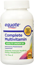 Load image into Gallery viewer, Equate - Complete Multivitamin Multimineral, 200 Tablets
