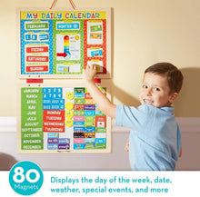 Load image into Gallery viewer, Melissa &amp; Doug My First Daily Magnetic Calendar