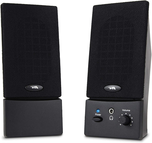Cyber Acoustics USB Powered 2.0 Desktop Speaker System with 3.5mm Audio for Laptops and Desktop Computers (CA-2016)