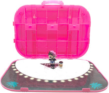 Load image into Gallery viewer, LOL Surprise Fashion Show On-The-Go 4-in-1 Playset and Carrying Case – Display 18+ dolls and Pets Creativity for Kids - Hot Pink Play Set Storage Fashion Studio