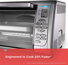 Load image into Gallery viewer, Black+Decker 02648008504 Countertop Convection Toaster Oven, Silver, CTO6335S