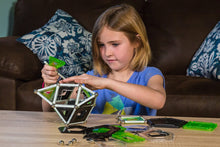 Load image into Gallery viewer, Geomag - GLOW - 104-Piece Glow-in-the-Dark Magnetic Building Set, Certified STEM Construction Toy, Safe for Ages 3 and Up