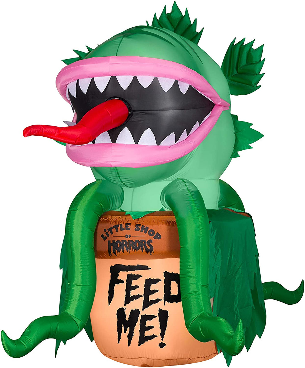 Gemmy 7.27 ft. Pre Lit Inflatable Animated Audrey from Little Shop of Horrors WB Airblown