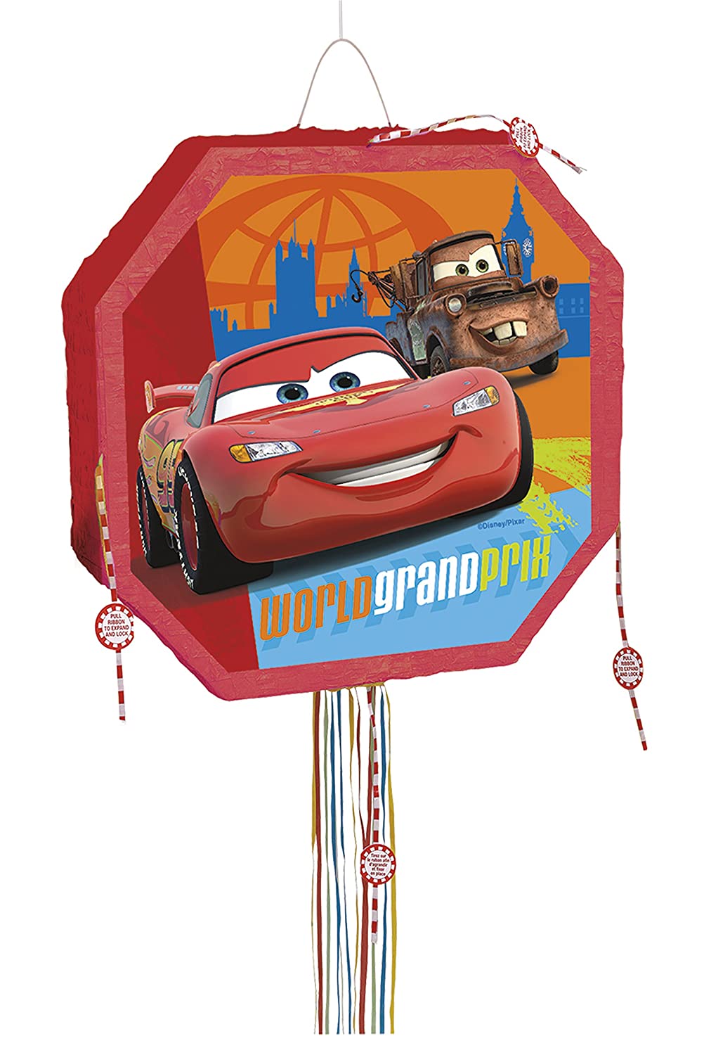 Disney Cars Pinata, Pull String