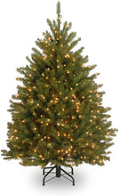 Load image into Gallery viewer, National Tree 4-1/2 Foot Dunhill Fir Tree with 450 Clear Lights (DUH3-45LO)