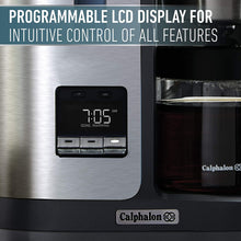 Load image into Gallery viewer, Calphalon Special Brew 10-Cup Coffee Maker, Dark Stainless Steel