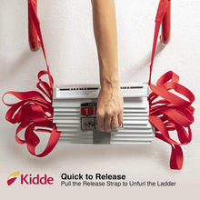 Load image into Gallery viewer, Kidde 468193 KL-2S Two-Story Fire Escape Ladder with Anti-Slip Rungs, 13-Foot
