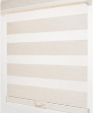 Load image into Gallery viewer, PowerSellerUSA Linen Cordless Window Shades Celestial Sheer Double-Layered Roman Shade