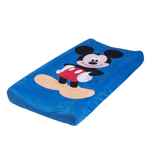 Dinsey Mickey Changing Pad Cover, Blue, Red, Black