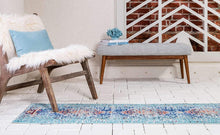Load image into Gallery viewer, Unique Loom Vita Collection Area Rug, 2' x 6' 7, Turquoise