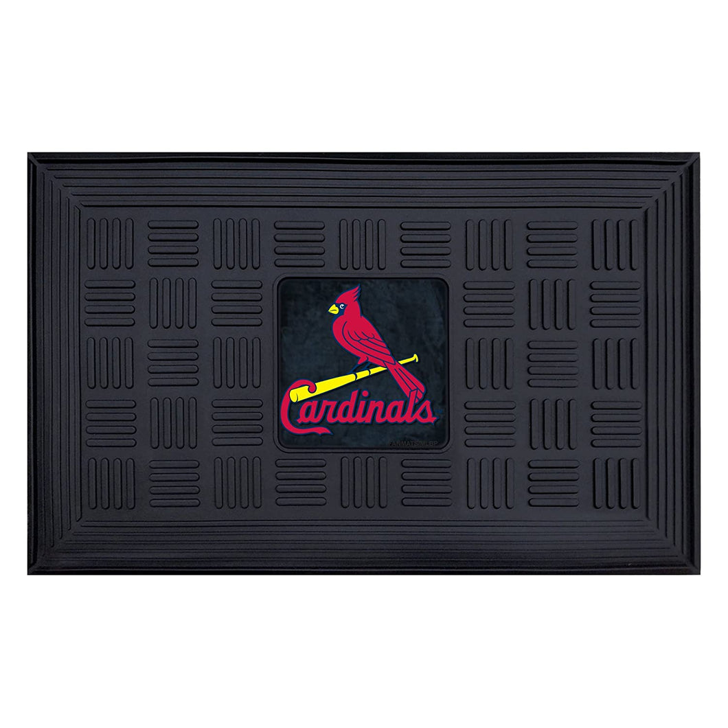 FANMATS 11316 MLB St Louis Cardinals Vinyl Door Mat , 19
