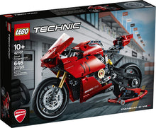 Load image into Gallery viewer, LEGO Technic Ducati Panigale V4 R 42107 Motorcycle Toy Building Kit, Build A Model Motorcycle, Featuring Gearbox and Suspension, New 2020 (646 Pieces),