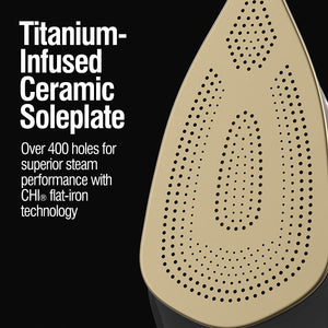 CHI Steam Iron with Retractable Cord