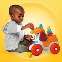 Load image into Gallery viewer, Mega Bloks Pull-Along Puppy Preschool Building Set with Block Pooping, Multi (GNW63)